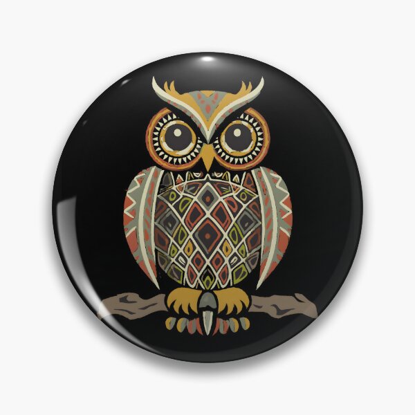Item preview, Peruvian Inca Folk Art Owl designed and sold by Luxpavo.