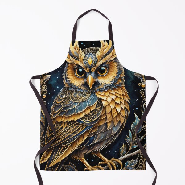 Item preview, Golden Owl designed and sold by cyberartstudiox.