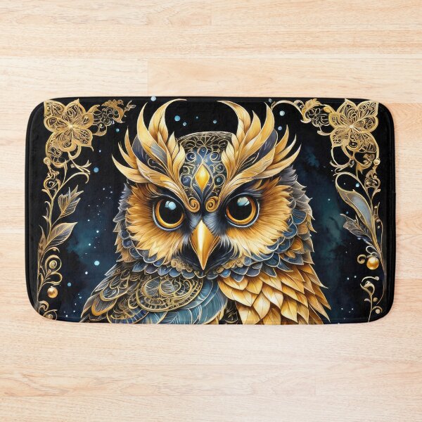 Item preview, Golden Owl designed and sold by cyberartstudiox.
