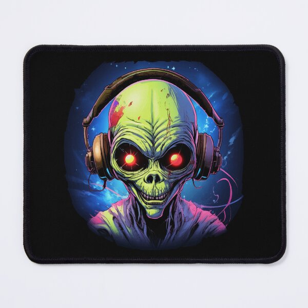 Item preview, Alien Headset Gamer, Extraterrestrial Being DJ designed and sold by Andrea-Design.