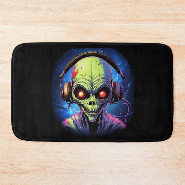 Item preview, Alien Headset Gamer, Extraterrestrial Being DJ designed and sold by Andrea-Design.