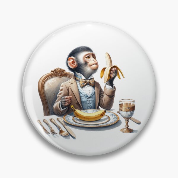 Item preview, Monkey Gourmet Banana | Cute | Funny designed and sold by ShopCoolStop.