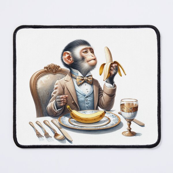 Item preview, Monkey Gourmet Banana | Cute | Funny designed and sold by ShopCoolStop.