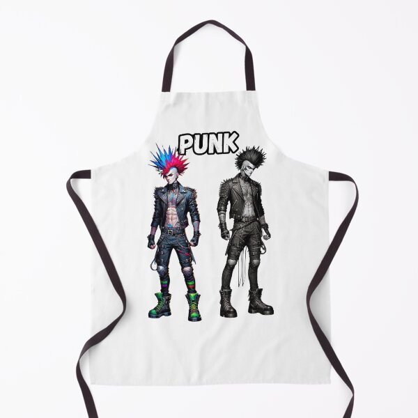 Item preview, Punk Rock with Multicolored Mohawk and Leather Jacket designed and sold by kylmllr101684.