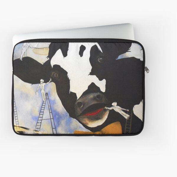 We Should Paint a Giant Cow Laptop Sleeve