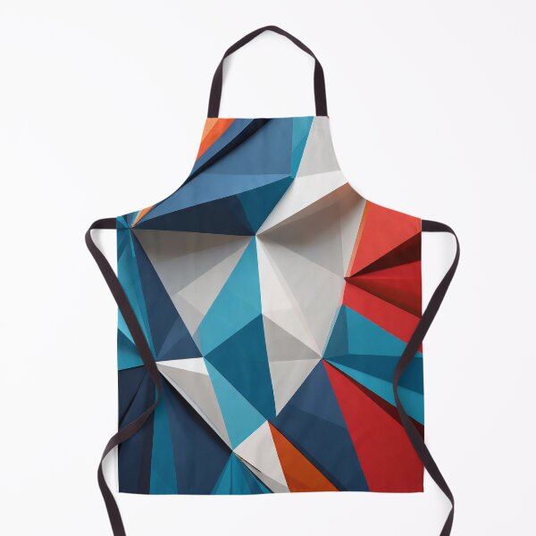 Item preview, Geometric Man Portrait Illustration With Red Blue and White designed and sold by MakeInShop.