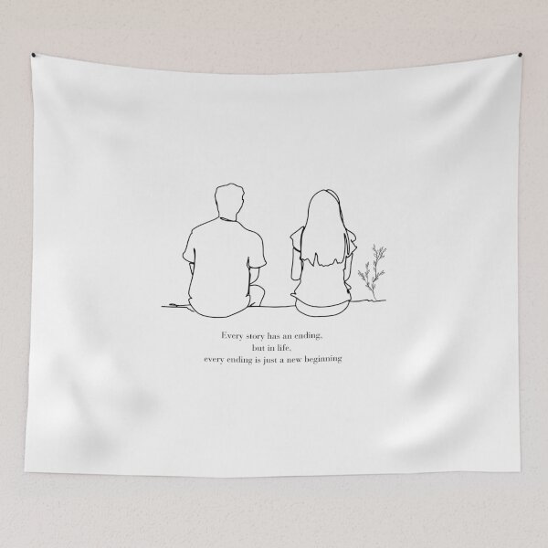 Item preview, Every story has an ending, but in life, every ending is just a new beginning designed and sold by cocoCabot.