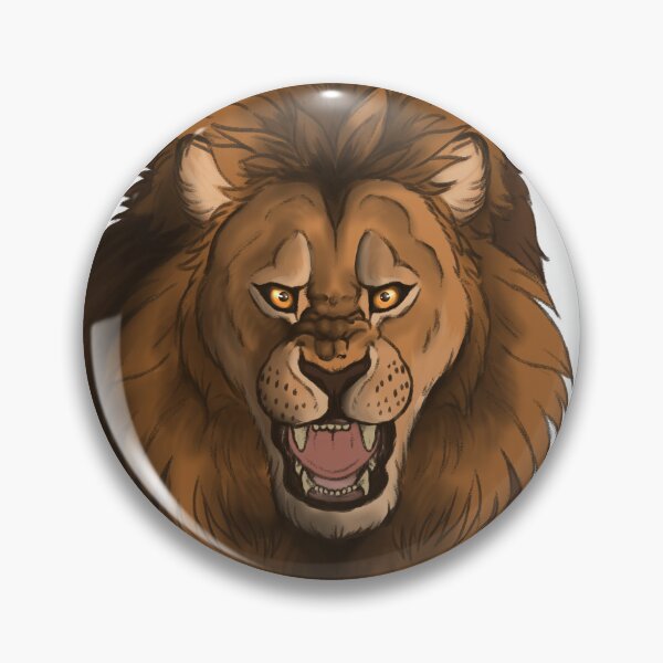 Item preview, Great Lion Charging designed and sold by Peonyam.