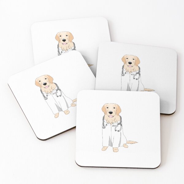 Item preview, Doctor Golden Retriever designed and sold by KobiusDesigns.