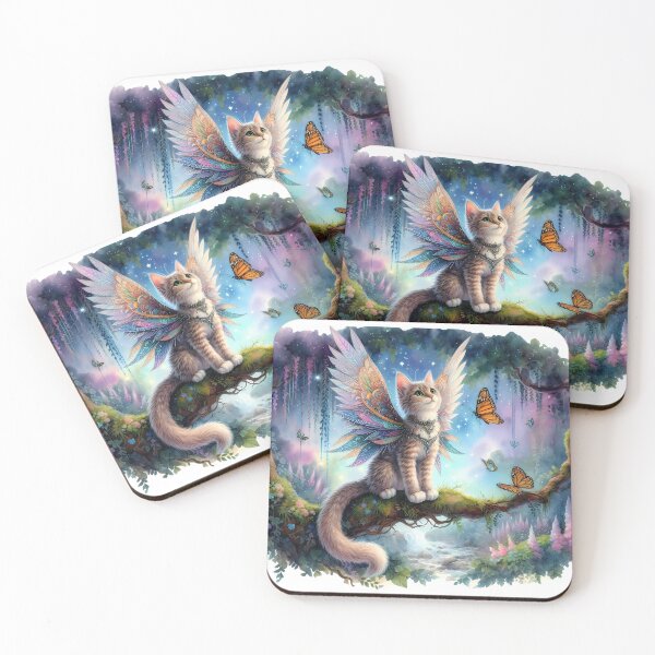 Item preview, Fey Butterfly Cat 2 designed and sold by ImagineImages.