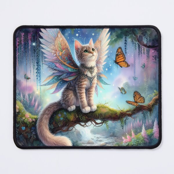 Item preview, Fey Butterfly Cat 2 designed and sold by ImagineImages.