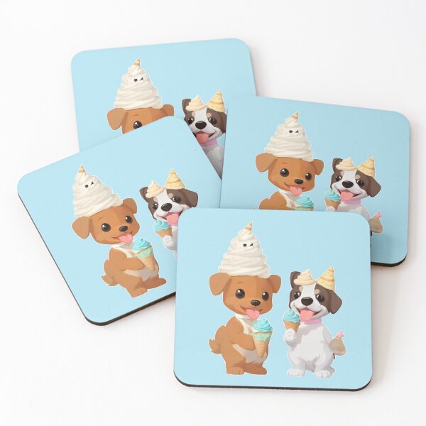 Item preview, Puppies and Cream designed and sold by treatsntrinkets.