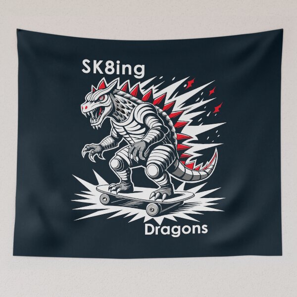 Item preview, Skating Dragons designed and sold by CatCoconut-Art.