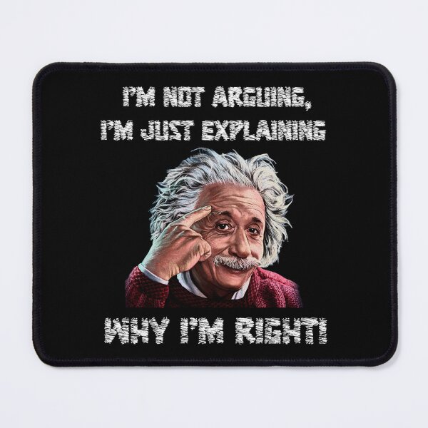 Item preview, Einstein Quote | Clever Pun | Smart Pun designed and sold by OrganicLights.