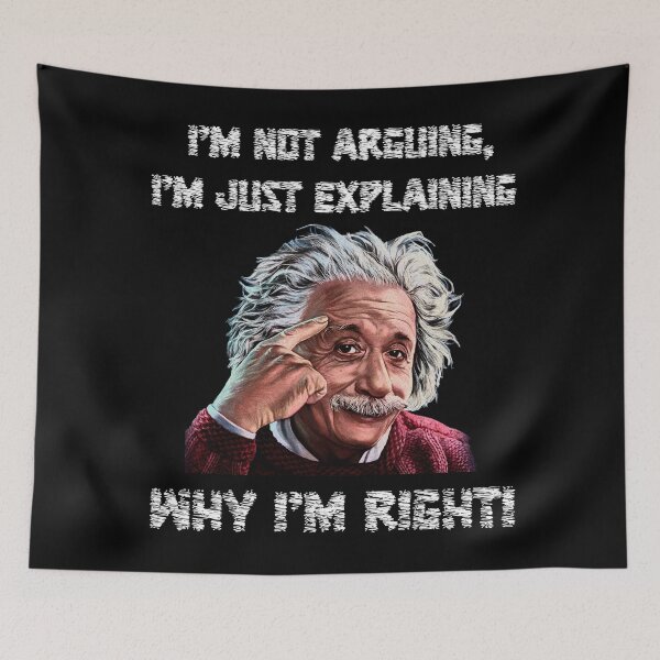 Item preview, Einstein Quote | Clever Pun | Smart Pun designed and sold by OrganicLights.