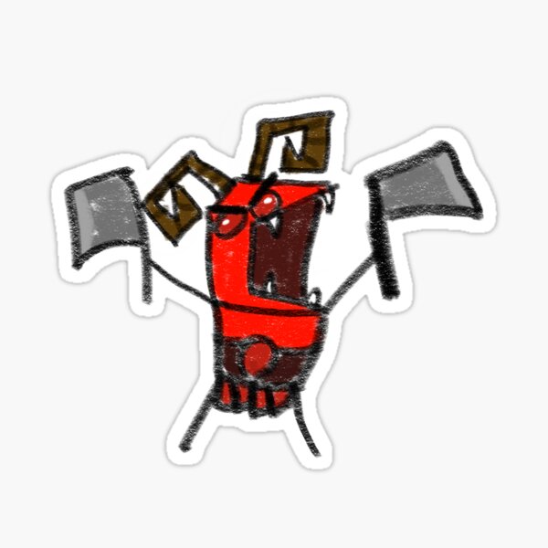 Item preview, Crayon Khorne designed and sold by ReluctantMagos.