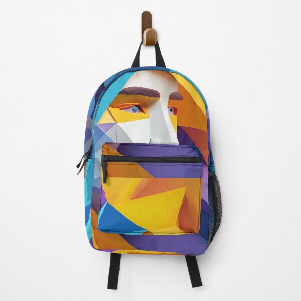 Item preview, Geometric Man Portrait Illustration designed and sold by MakeInShop.