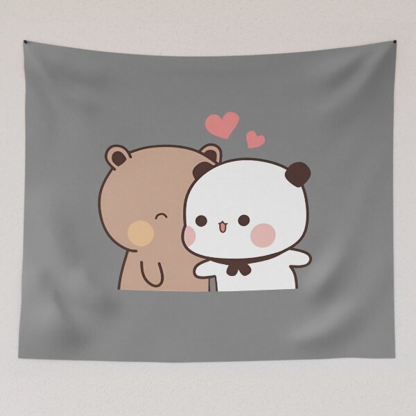Item preview, Love Kiss from DuDu Bear to BuBu Panda designed and sold by Pandety.