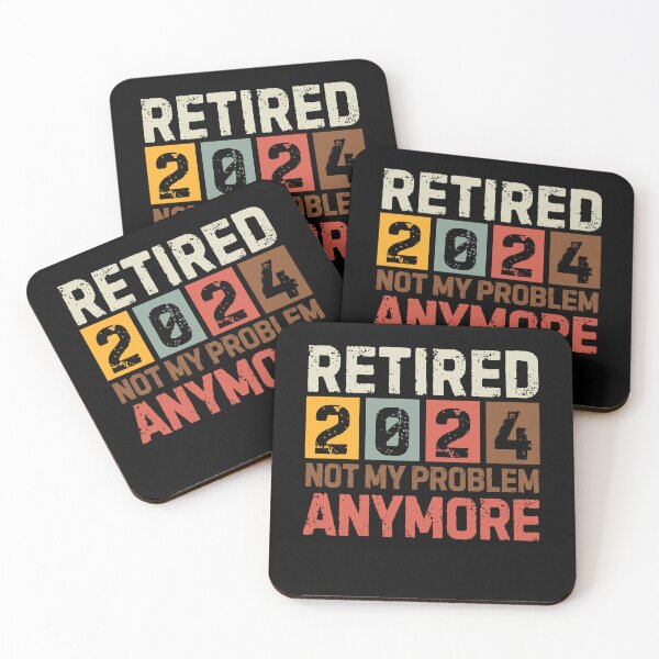 Item preview, Retired 2024 Not My Problem Anymore Colorful Gift for Retired Men Women designed and sold by Kipcio.