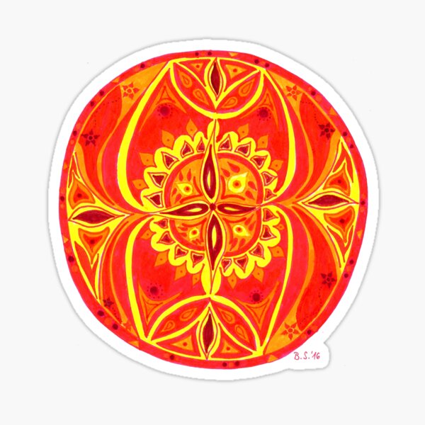 Mandala "Unfolding" Sticker