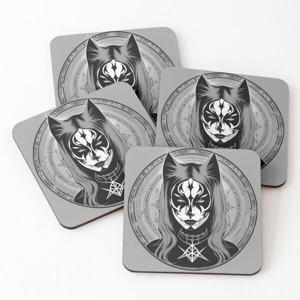 Item preview, black metal cats 1 designed and sold by immortalzoddo.