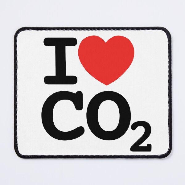 Item preview, I love CO2 - I love Carbon Dioxide - CO2 emissions - NY heart designed and sold by NouveauAge.