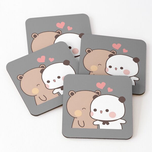 Item preview, Love Kiss from DuDu Bear to BuBu Panda designed and sold by Pandety.