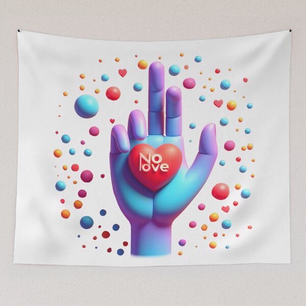 Item preview, No Love hand designed and sold by Glariix.