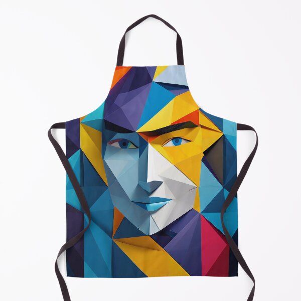 Item preview, Geometric Man Portrait Illustration designed and sold by MakeInShop.