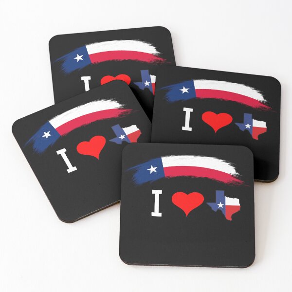Item preview, I love texas, funny pattern for lovers, people of Texas designed and sold by GroonSpace.