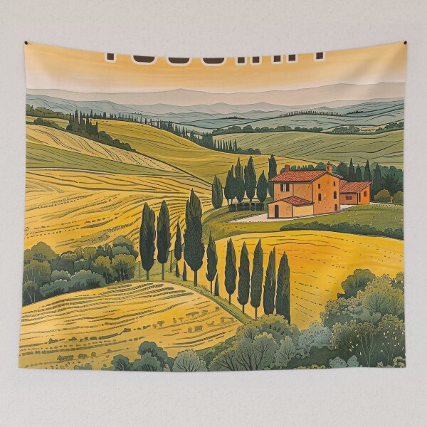 Item preview, Vintage Tuscany poster  designed and sold by LeoVik.