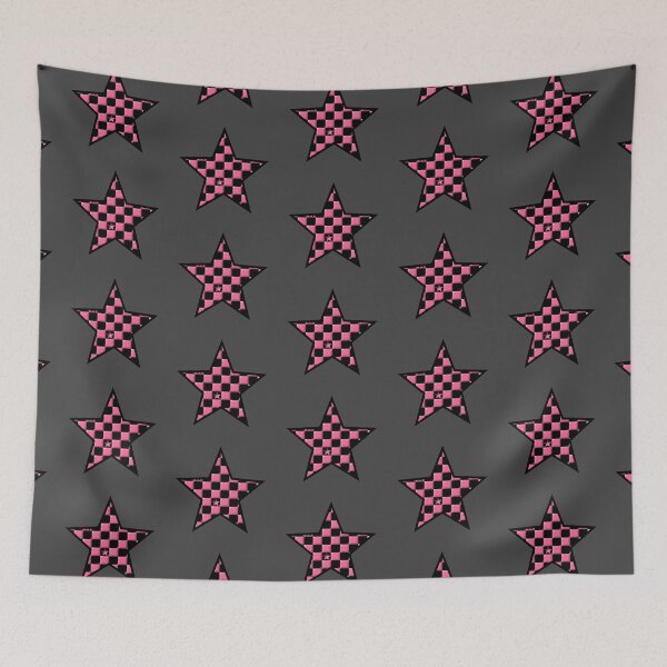 Item preview, Y2K checkered star designed and sold by drova.