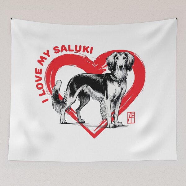 Item preview, Amo a mi Saluki- Amo a mi perro - Perro independiente designed and sold by ArtProjectShop.