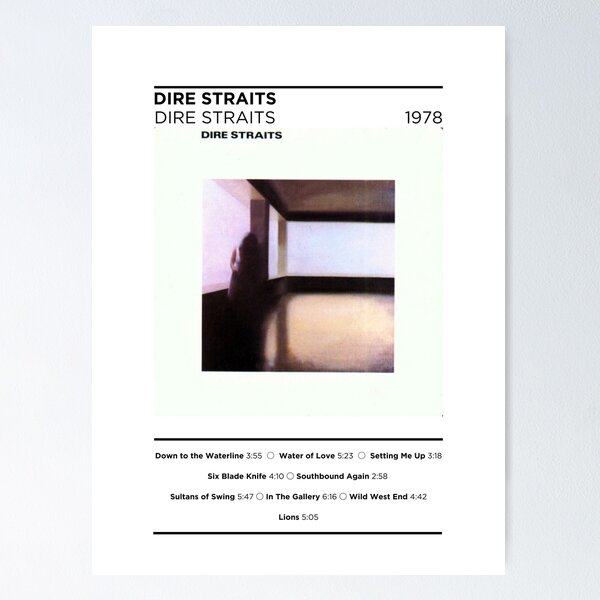 Artikel-Vorschau von Dire Straits-Album, designt und verkauft von AlbumShirts.