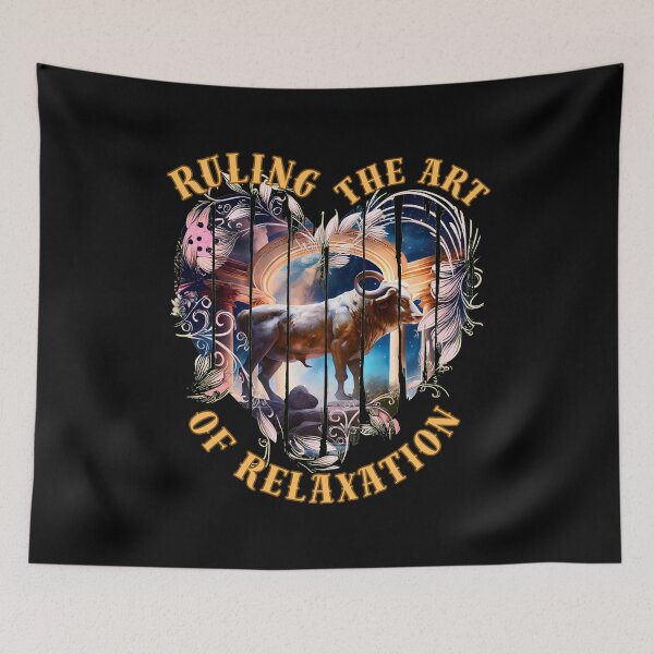 Item preview, Ruling The Art Of Relaxation. taurus sign designed and sold by ZodiacWonders.