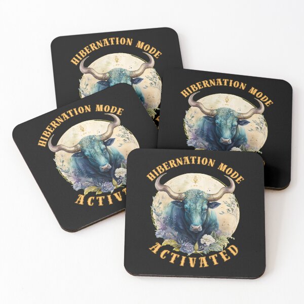 Item preview, Hibernation Mode Activated. taurus sign designed and sold by ZodiacWonders.