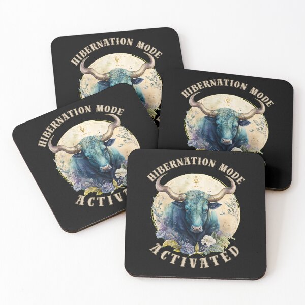 Item preview, Hibernation Mode Activated. taurus zodiac sign designed and sold by ZodiacWonders.