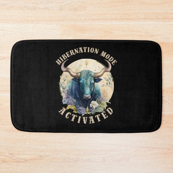 Item preview, Hibernation Mode Activated. taurus zodiac sign designed and sold by ZodiacWonders.