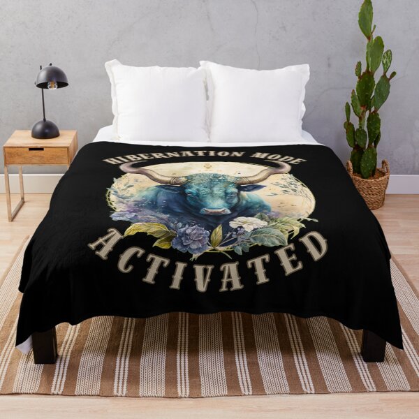 Item preview, Hibernation Mode Activated. taurus zodiac sign designed and sold by ZodiacWonders.