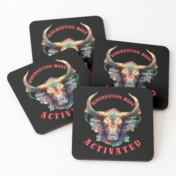 Item preview, Hibernation Mode Activated. taurus star sign designed and sold by ZodiacWonders.