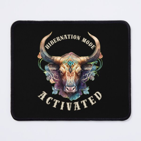 Item preview, Hibernation Mode Activated. cute taurus designed and sold by ZodiacWonders.