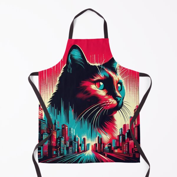Item preview, Cat Tortie Looking Over a City designed and sold by printmala.