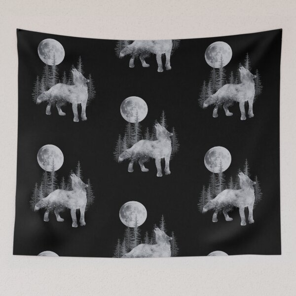 Item preview, Wolf Howling At the Moon - Wolf Howling designed and sold by abeautifulife.