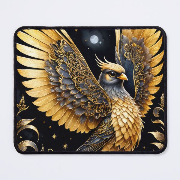 Item preview, Golden Freedom Bird designed and sold by cyberartstudiox.