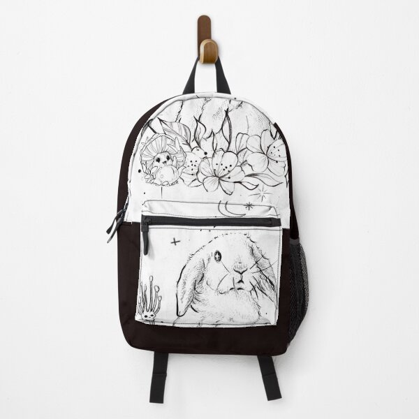 Item preview, black and white rabbit and fungy aliens designed and sold by Tintto.