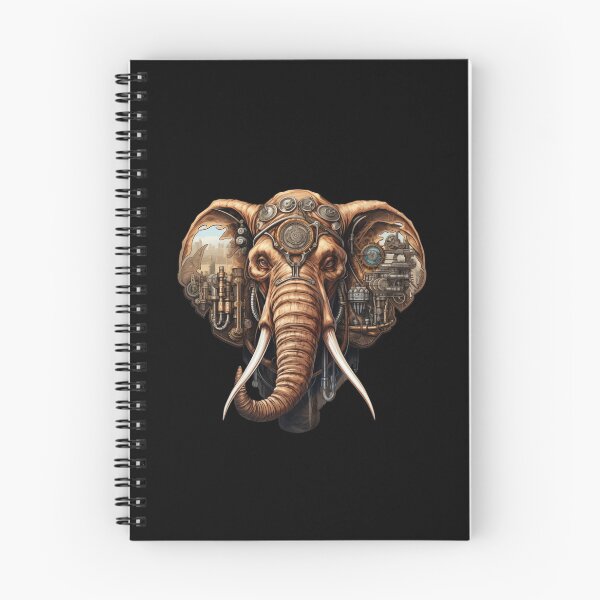 Item preview, Woolly Mammoth Ice Age Prehistoric Elephant Cyberpunk Gift designed and sold by Saltycrowshop.