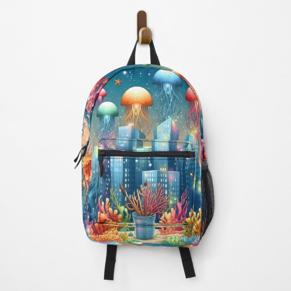 Item preview, Jellyfish Haven: Submerged Serenity designed and sold by AI-Only Creations.