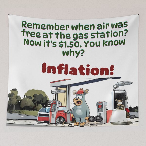 Item preview, Inflation - The Price of Air designed and sold by NDMDesignStudio.
