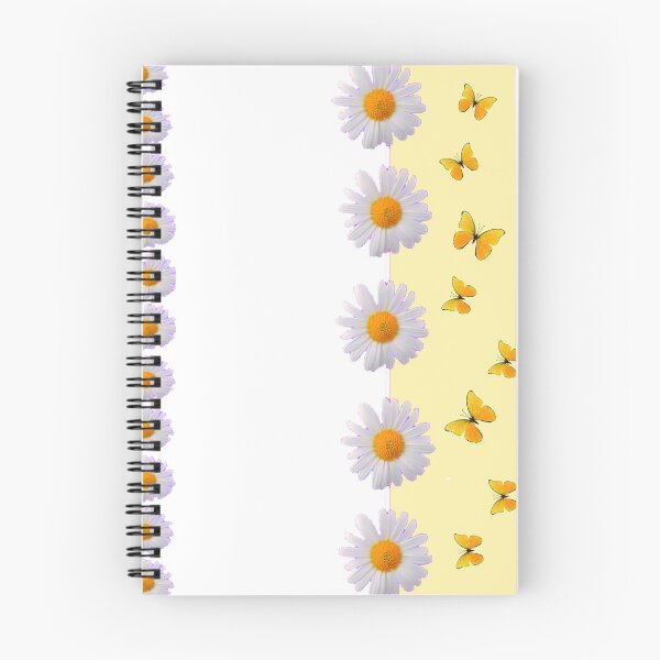 Item preview,  FRESH WHITE DAISIES & SPRING BUTTERFLIES designed and sold by sharlesart.