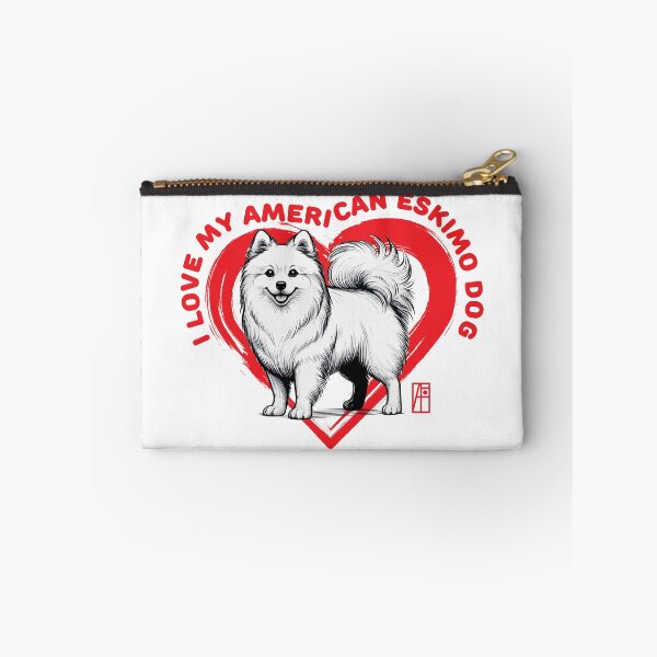 Item preview, I Love My American Eskimo Dog- I Love my dog - Smart dog designed and sold by ArtProjectShop.